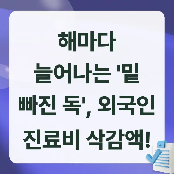외국인진료비, 건강보험, 부당청구, 심평원, 국정감사, 의료재정, 삭감액, 의료비낭비, 신경외과, 내과, 정형외과, 의료윤리, 보험재정, 공공의료, 의료감시, 제도개선, 의료데이터, 국민건강보험, 사회이슈, 의료정책