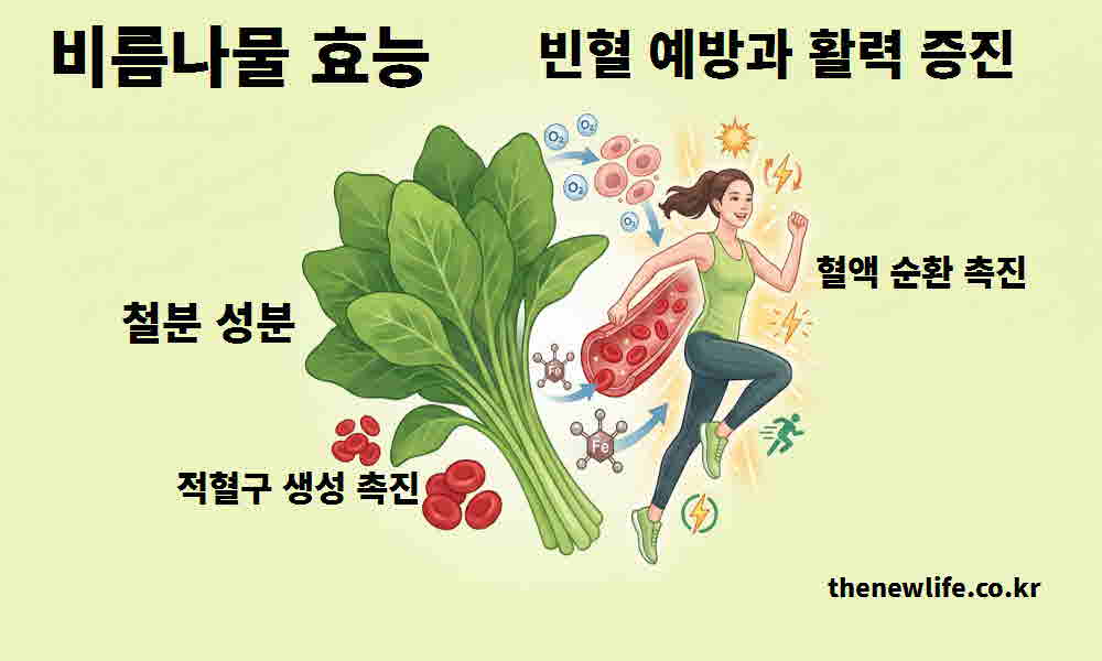 비름나물 효능 빈혈 예방 활력 증진