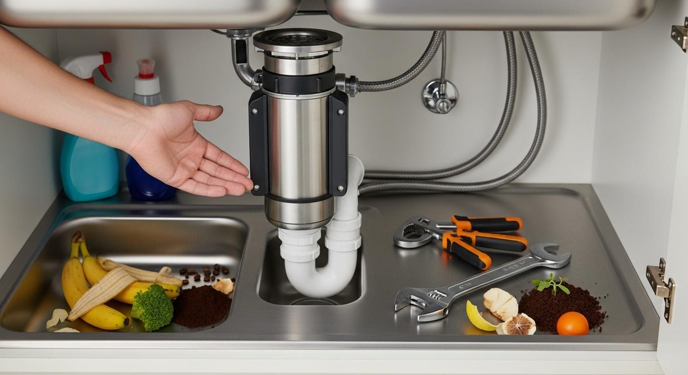 설치 불편 싱크대형 음식물처리기 장단점