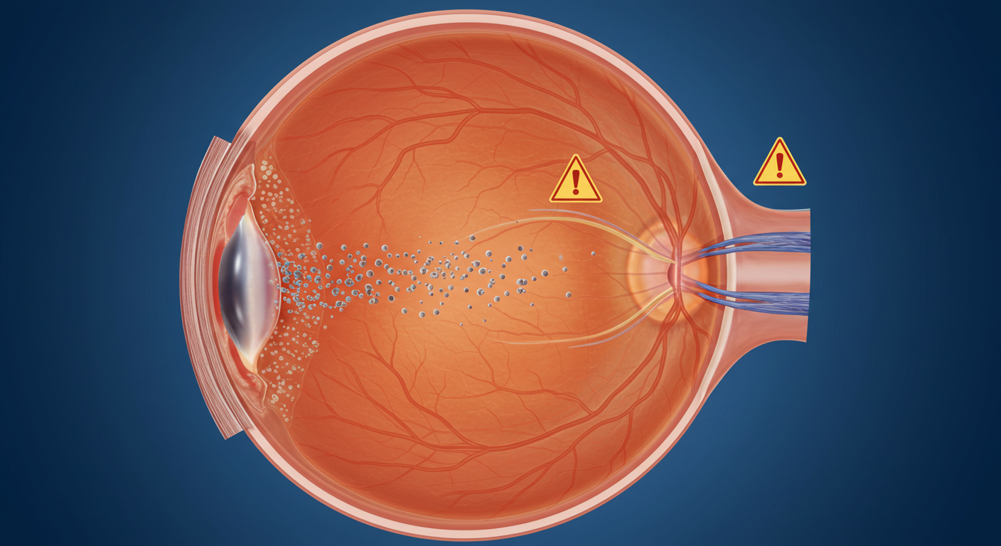 비문증 예시 이미지 2