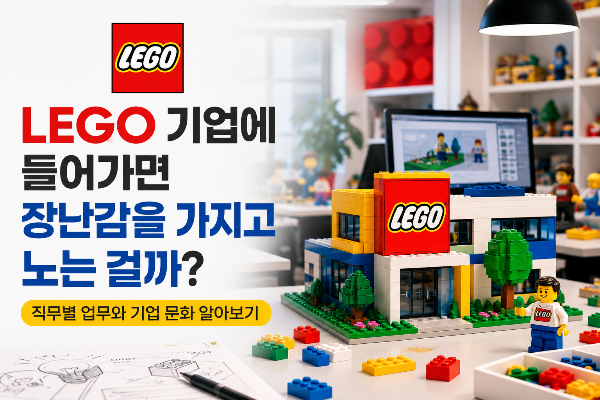 LEGO 기업에 들어가면 장난감을 가지고 노는걸까?