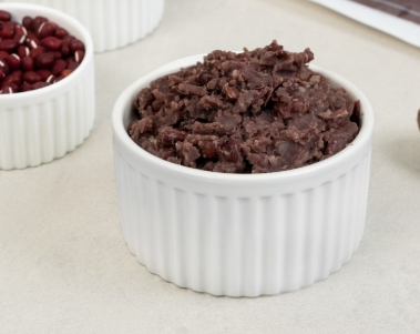 한국의 떡 종류 조망댕이(차조떡)-팥소