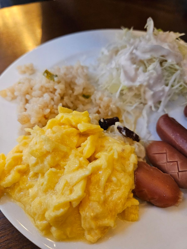 조식 스크럼블과 소세지
