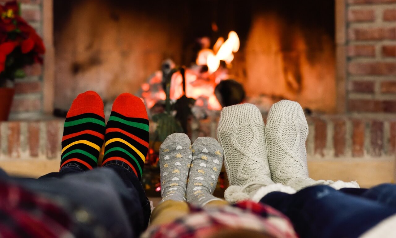난방비 절약: 양말, 카펫