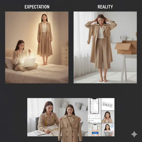 모델핏에 속지 마세요! 인터넷 쇼핑, '배송비만 날리는' 실패를 90% 줄이는 5가지 꿀팁