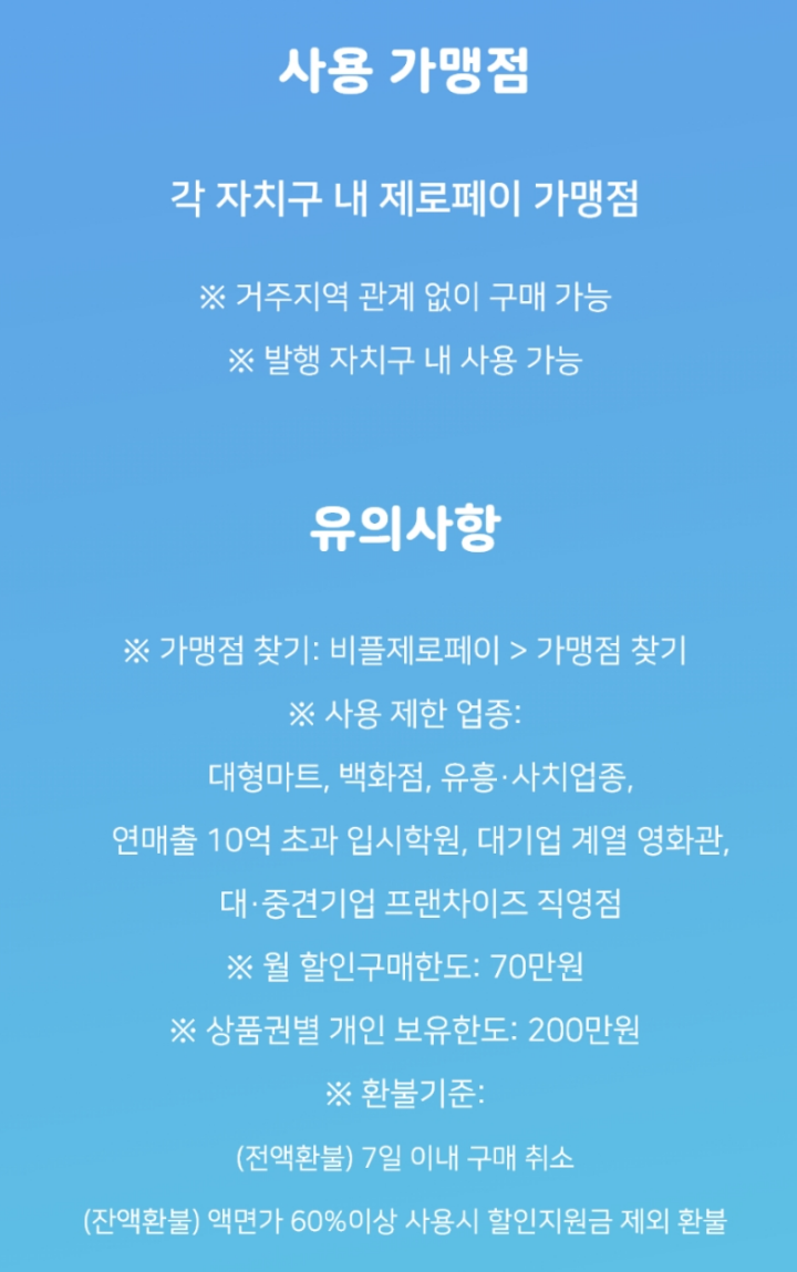 서울사랑상품권-사용처