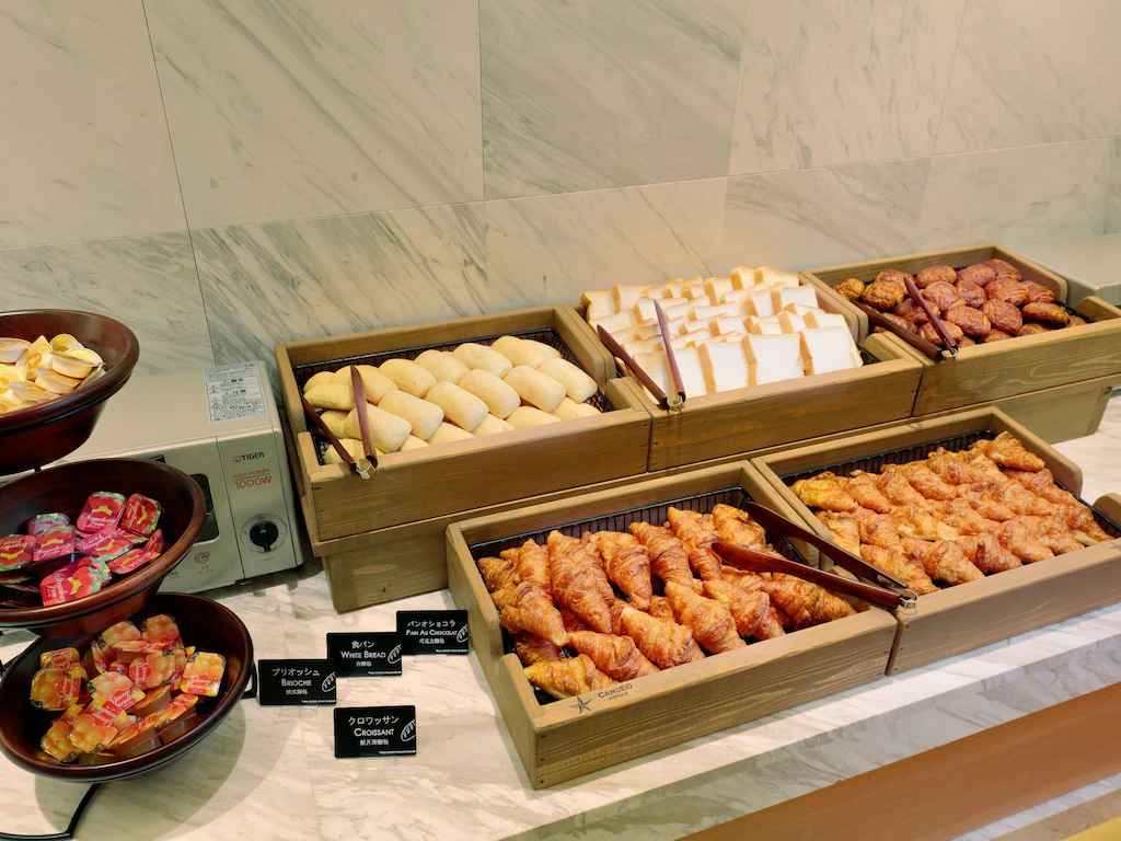 칸데오 호텔 오사카 난바 조식 음식들