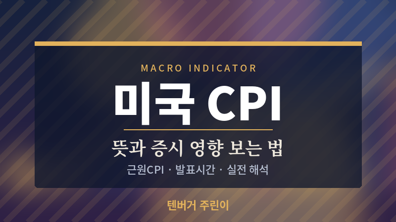 미국 CPI 뜻