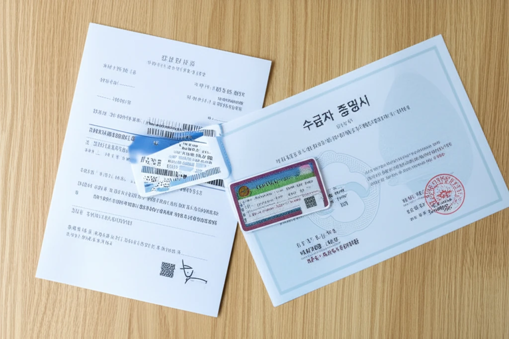 하나은행 압류방지 전용통장 개설 서류..