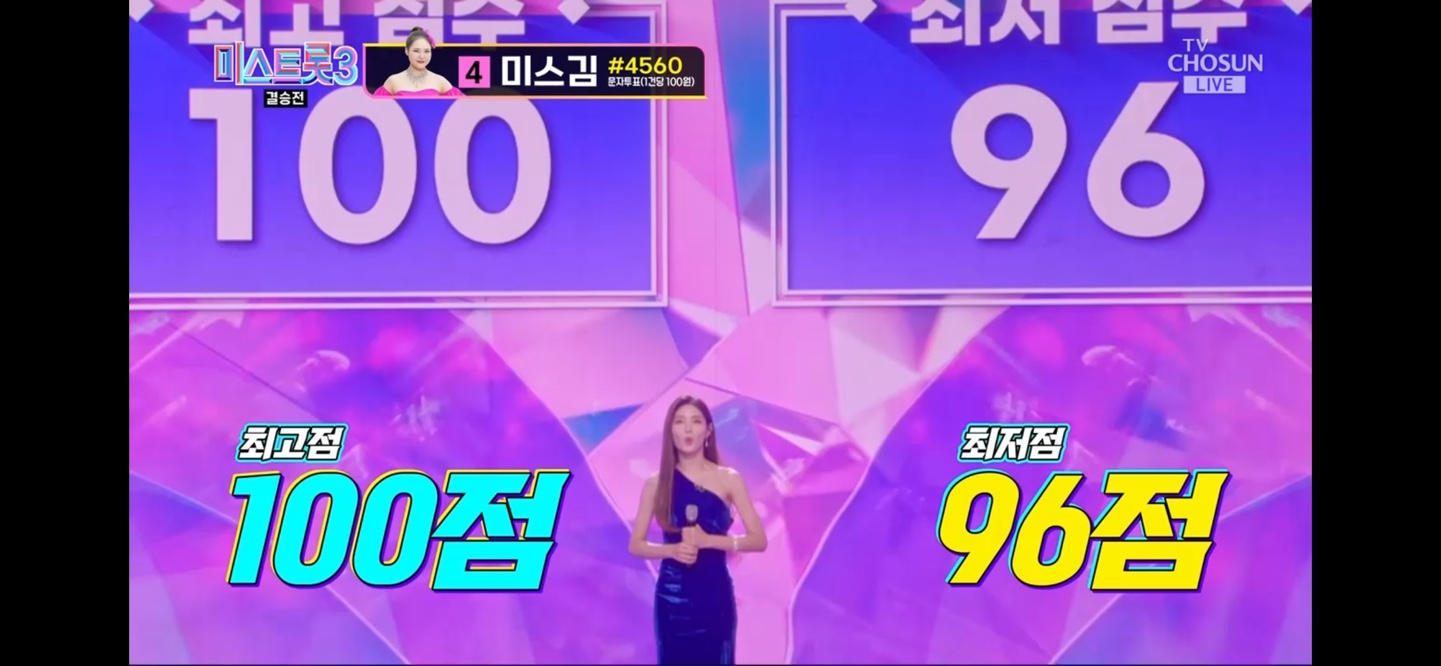 미스트롯 3 진 선 미 결과 결승곡 순위