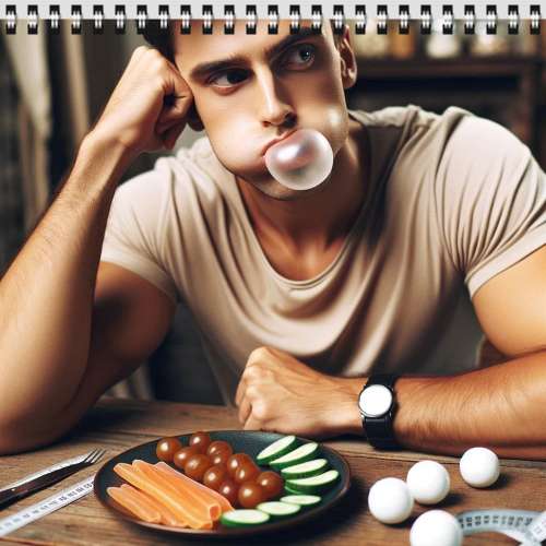 배고픔 참는 법 껌 씹기