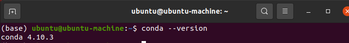 conda --vesion