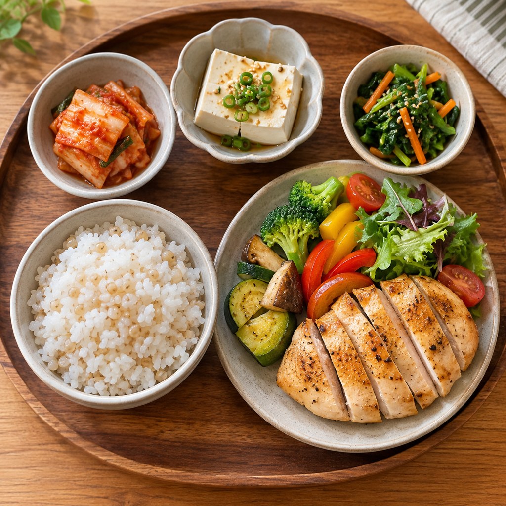 곤약밥 식단 예시