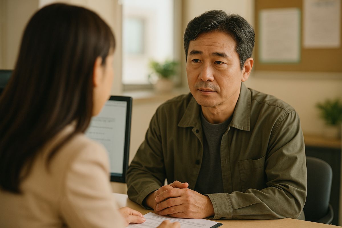 센터 상담 장면