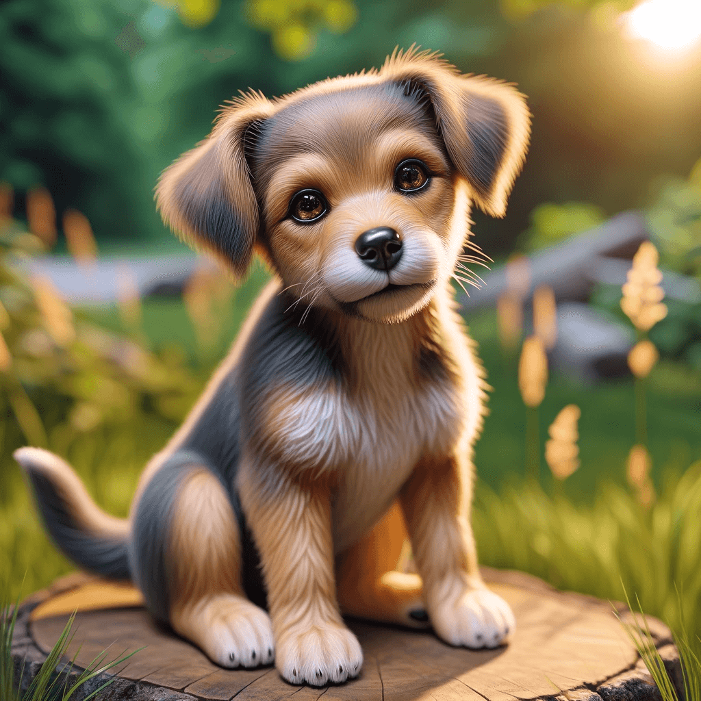 귀여운 강아지 한마리