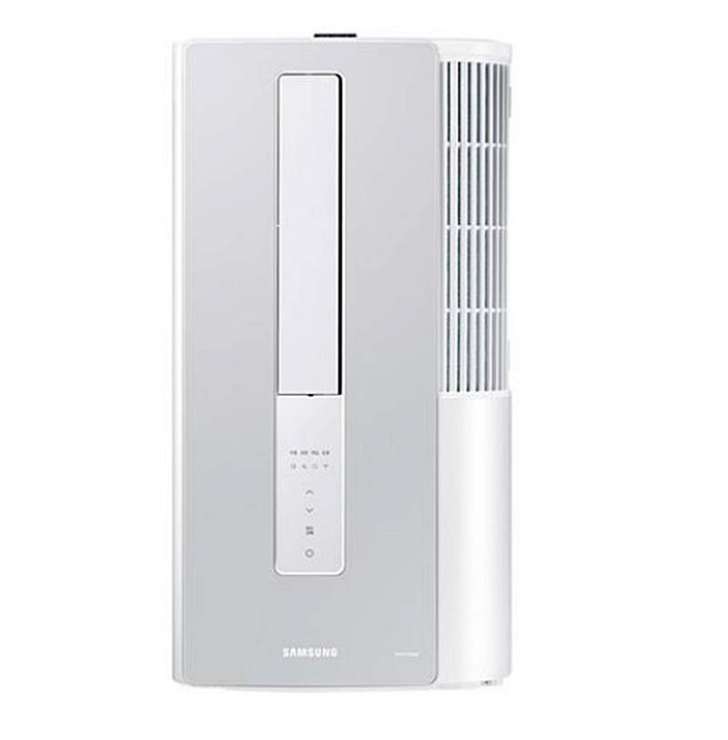 최신-직사각형-창문형-에어컨의-모습