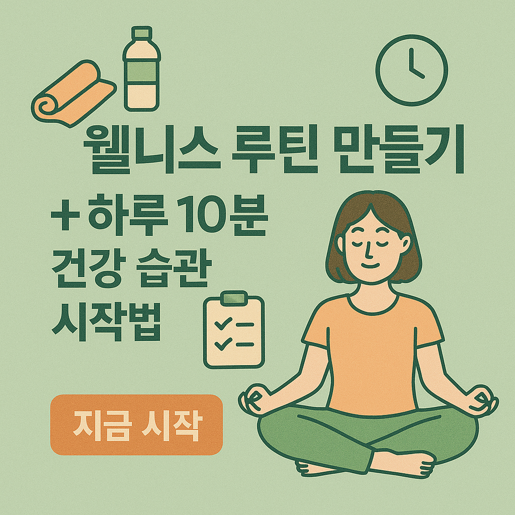 웰니스 루틴 만들기 + 하루 10분