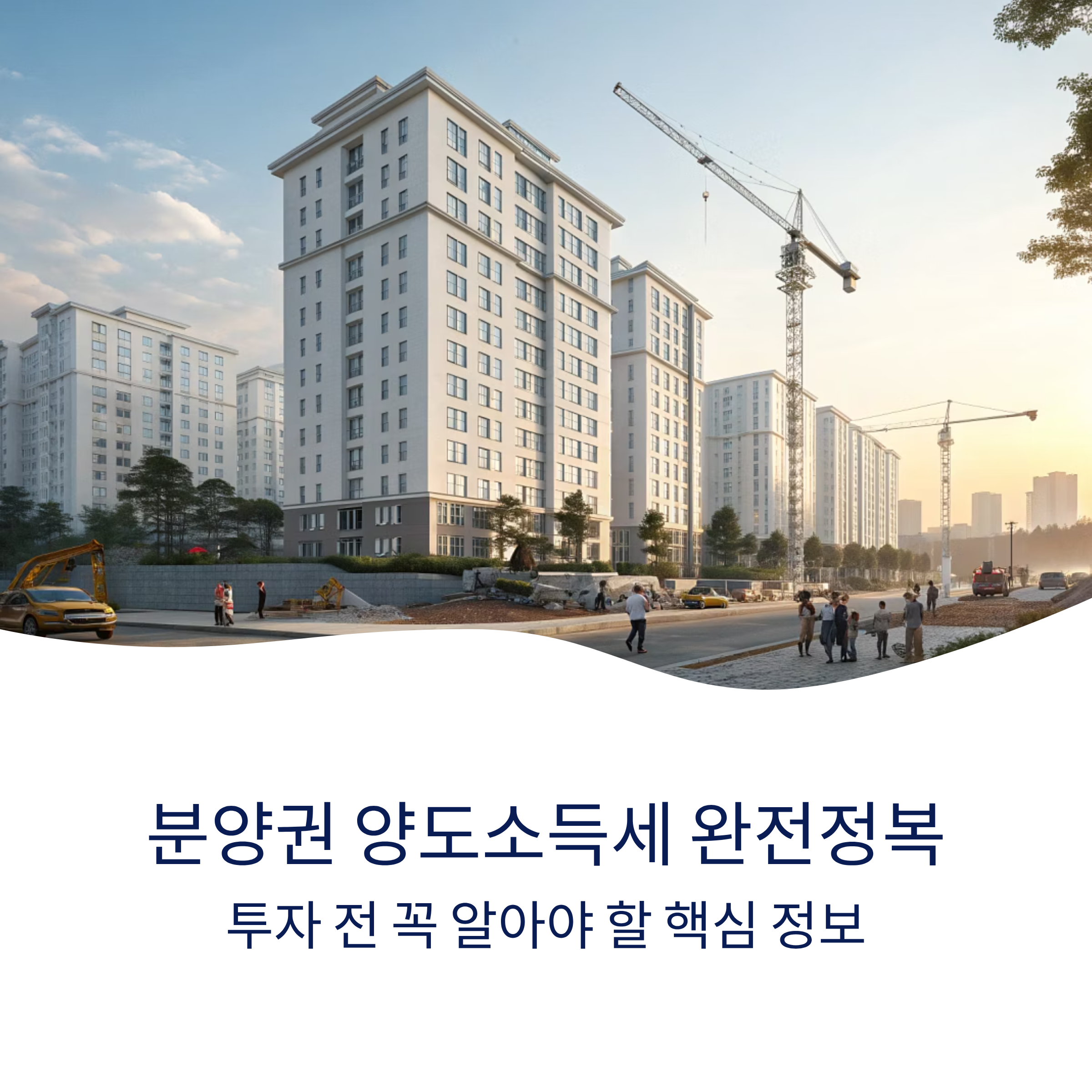 분양권 양도소득세 완전정복! 투자 전 꼭 알아야 할 핵심 정보