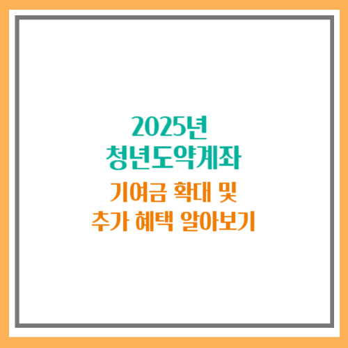 2025년 청년도약계좌