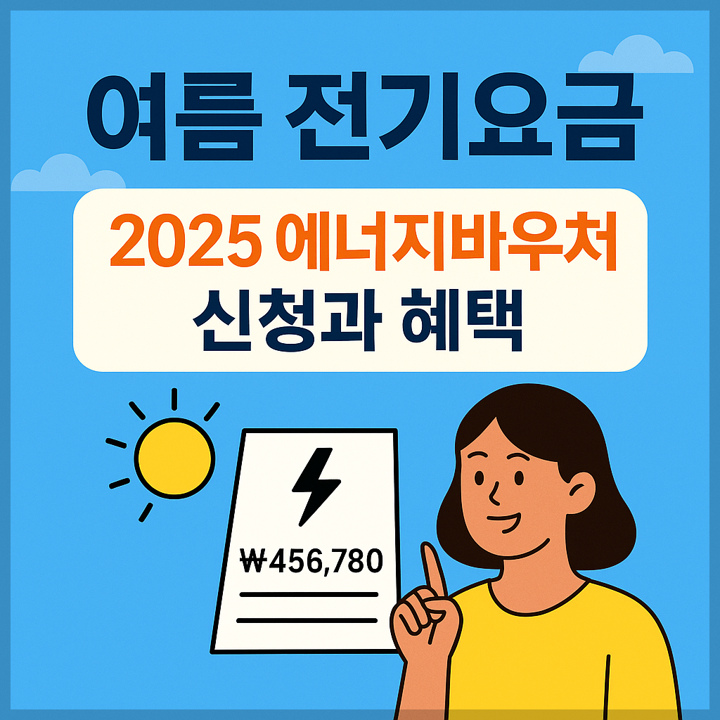 여름·겨울철 전기요금 걱정 뚝! 에너지바우처 지원금