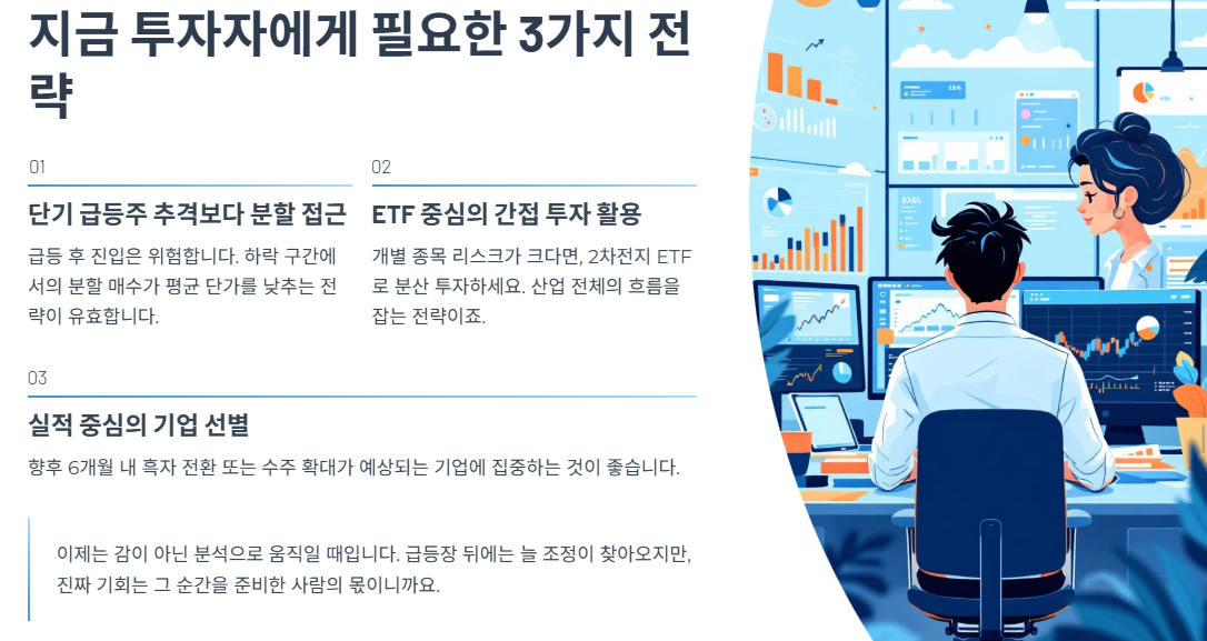 지금 투자자에게 필요한 3가지 전략