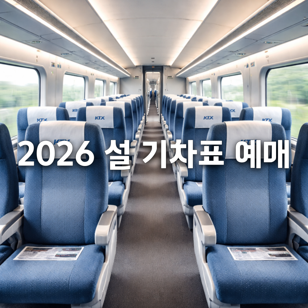2026 설 기차표 예매 완전정복 일정부터 성공 꿀팁까지📅