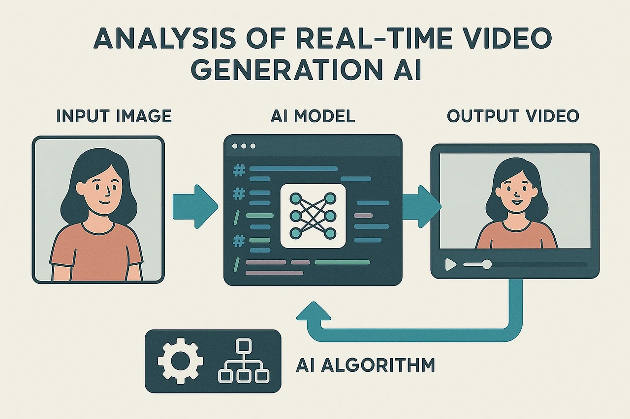 AI 실시간 비디오 생성 알고리즘 관련 이미지