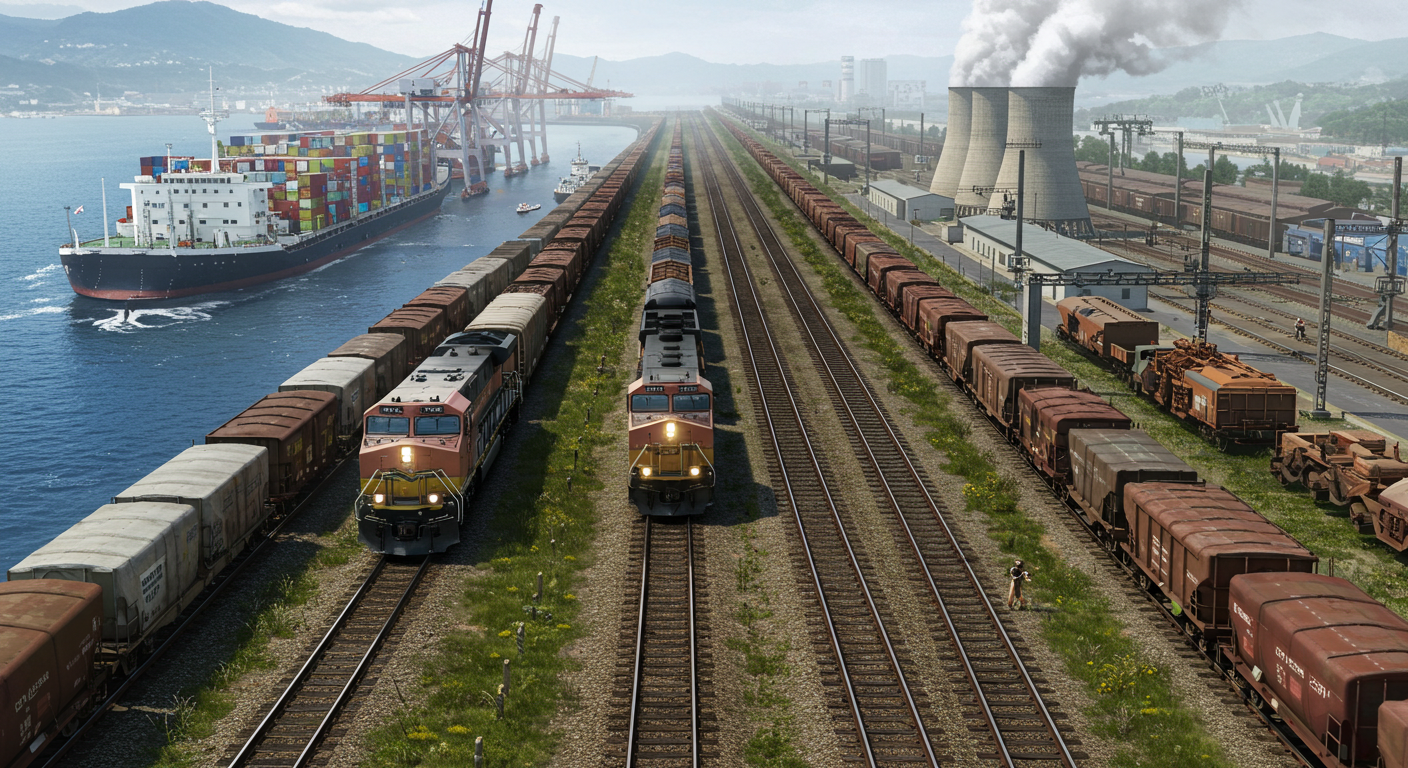 부산항과 철도의 연결고리 (물류, 발전, 역사)