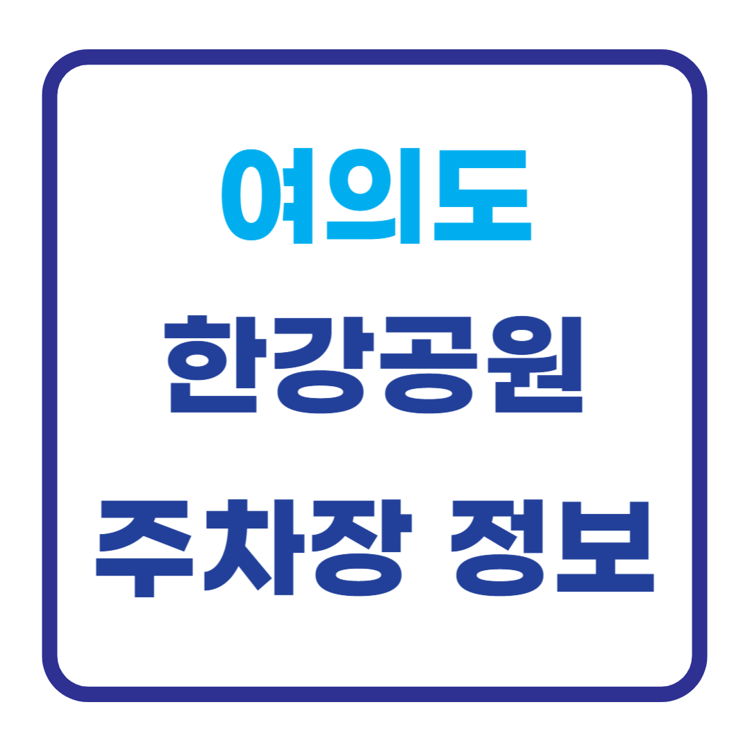 여의도 한강공원 주차장