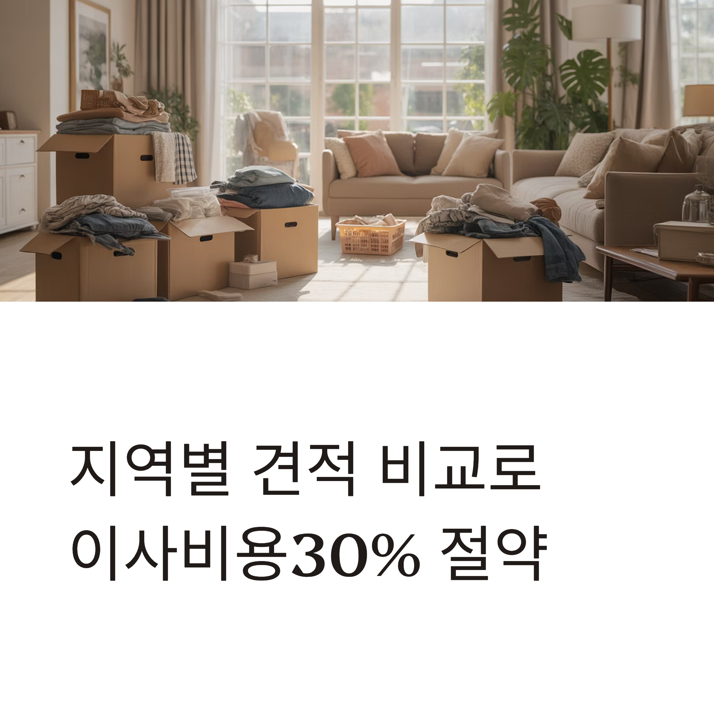 지역별 이사비용 절약 방법 대표이미지