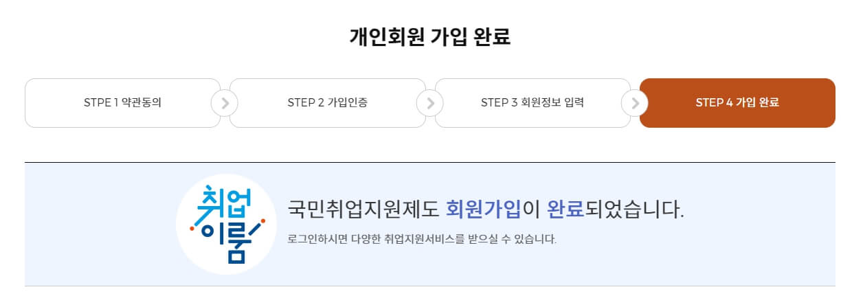 청년구직활동 지원금 사이트 가입