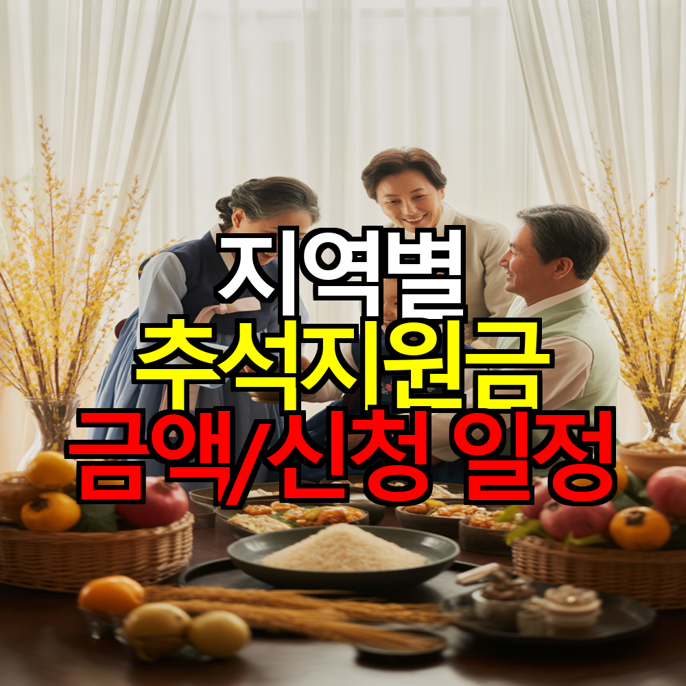 영광 50만·부안 30만·제천 20만 추석지원금 ❘ 신청 일정 정리