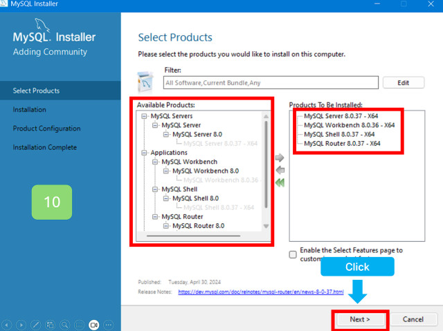 Next 버튼을 클릭해 주세요.
