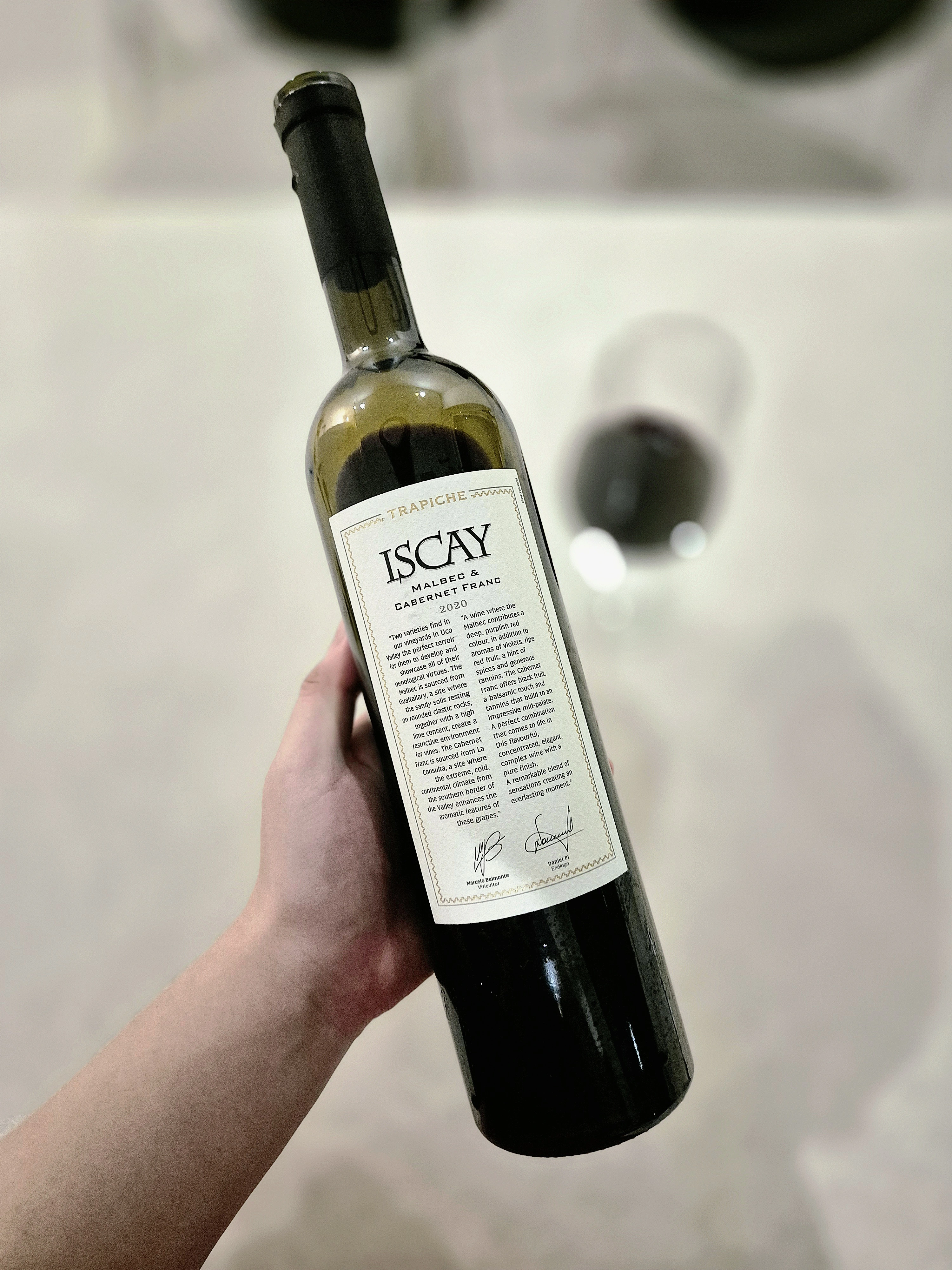 트라피체 이스까이 말벡 까베르네 프랑 (Trapiche Iscay Malbec Cabernet Franc) 2020