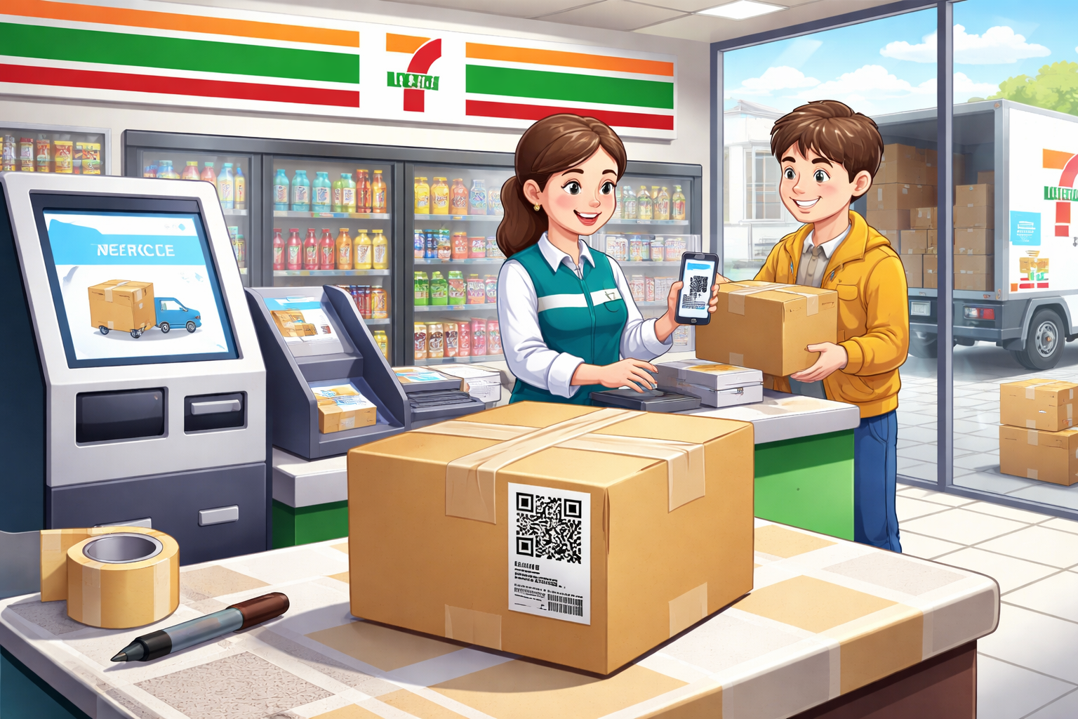 세븐일레븐 편의점 택배 접수방법 총정리｜예약 방법&middot;접수시간&middot;배송기간까지 한눈에 관련 사진