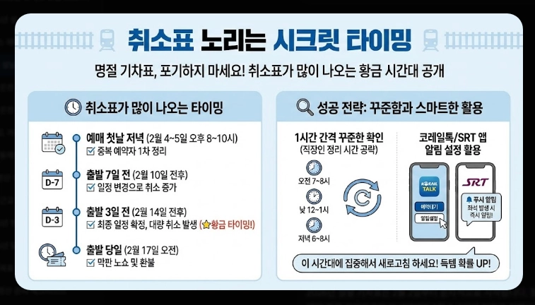 2026 설날 기차표 예매 일정