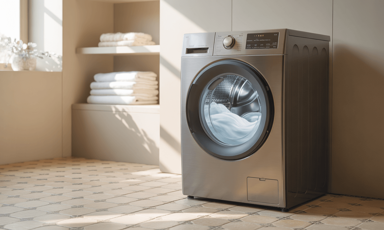 세탁기-냄새-드럼세탁기-통세척-하는-모습