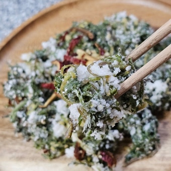 쑥 버무리 사진