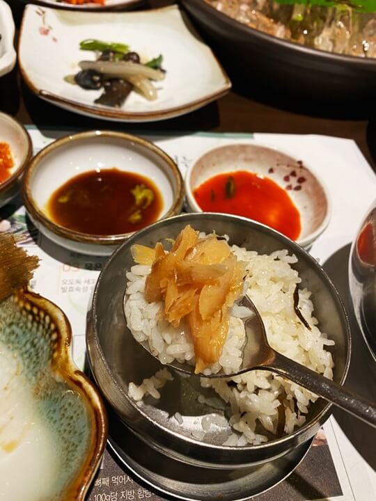 해담채-보리굴비-밥