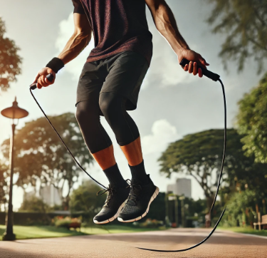 줄넘기 하는 모습