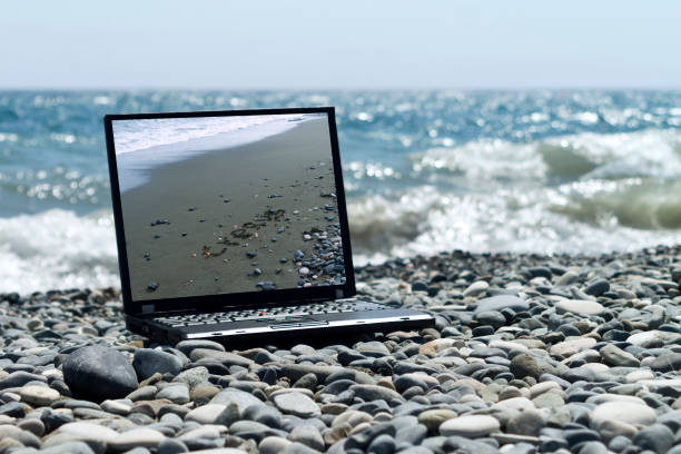 바닷가와 컴퓨터 이미지