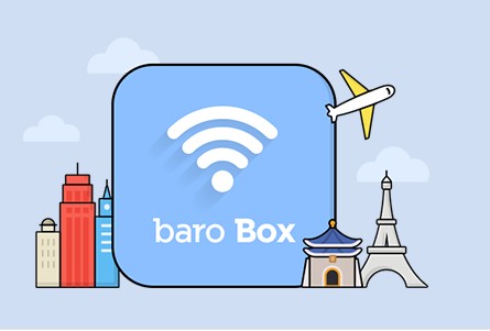 일본 여행 포켓와이파이: SKT baro box