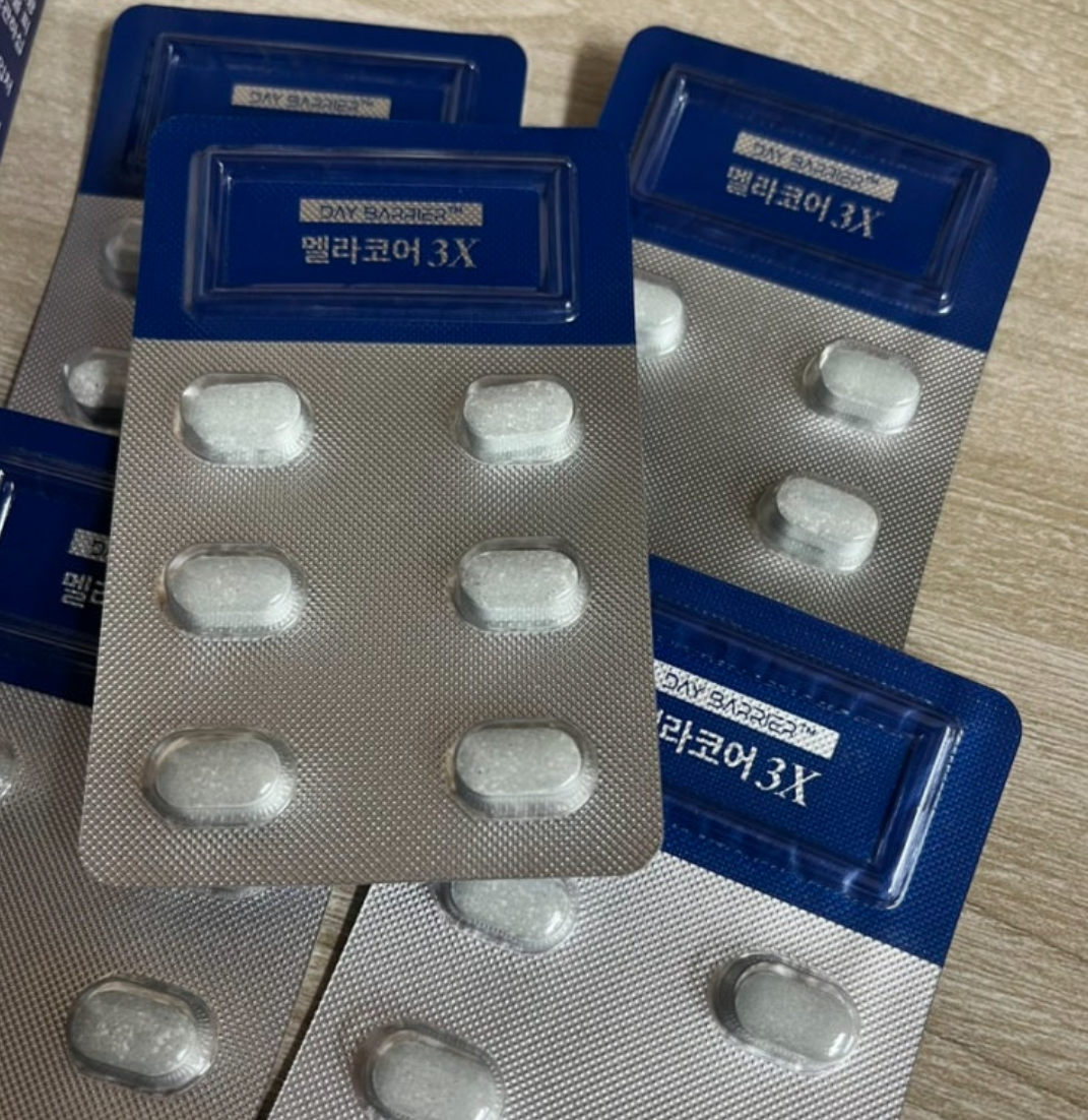 멜라코어3x 내돈내산 