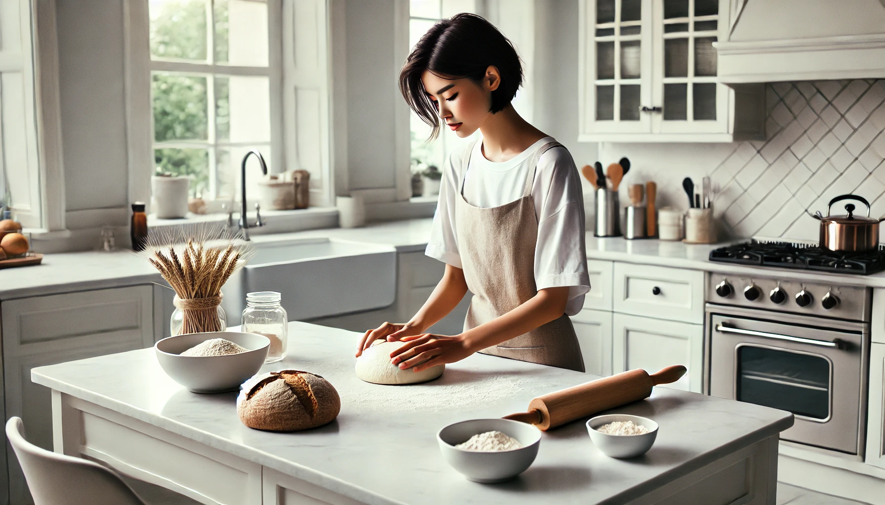 스펠트밀 빵 만들기