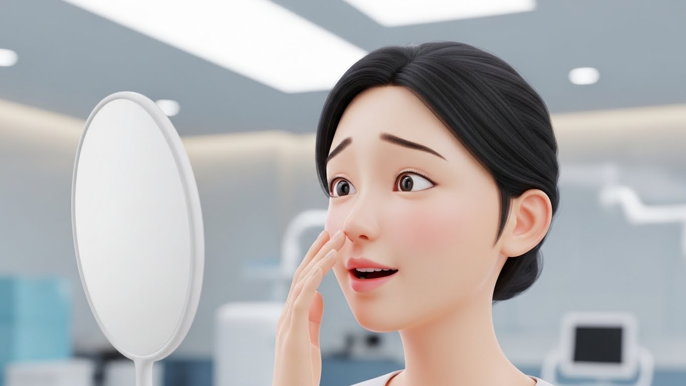 코재수술, 코끝딱딱함, 코성형부작용