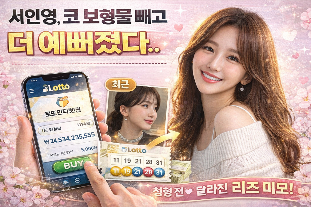 서인영 보형물 제거 후 더 예뻐진 리즈 미모 복원 비결