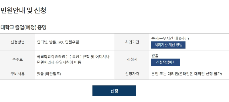 대학졸업증명서