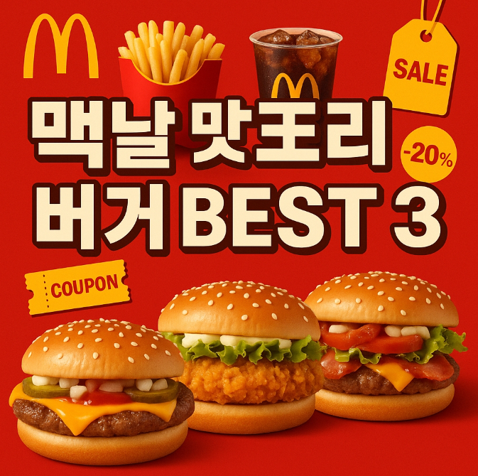 맥도날드-런치-시간-메뉴-가격-할인-현명하게-햄버거-즐기는법