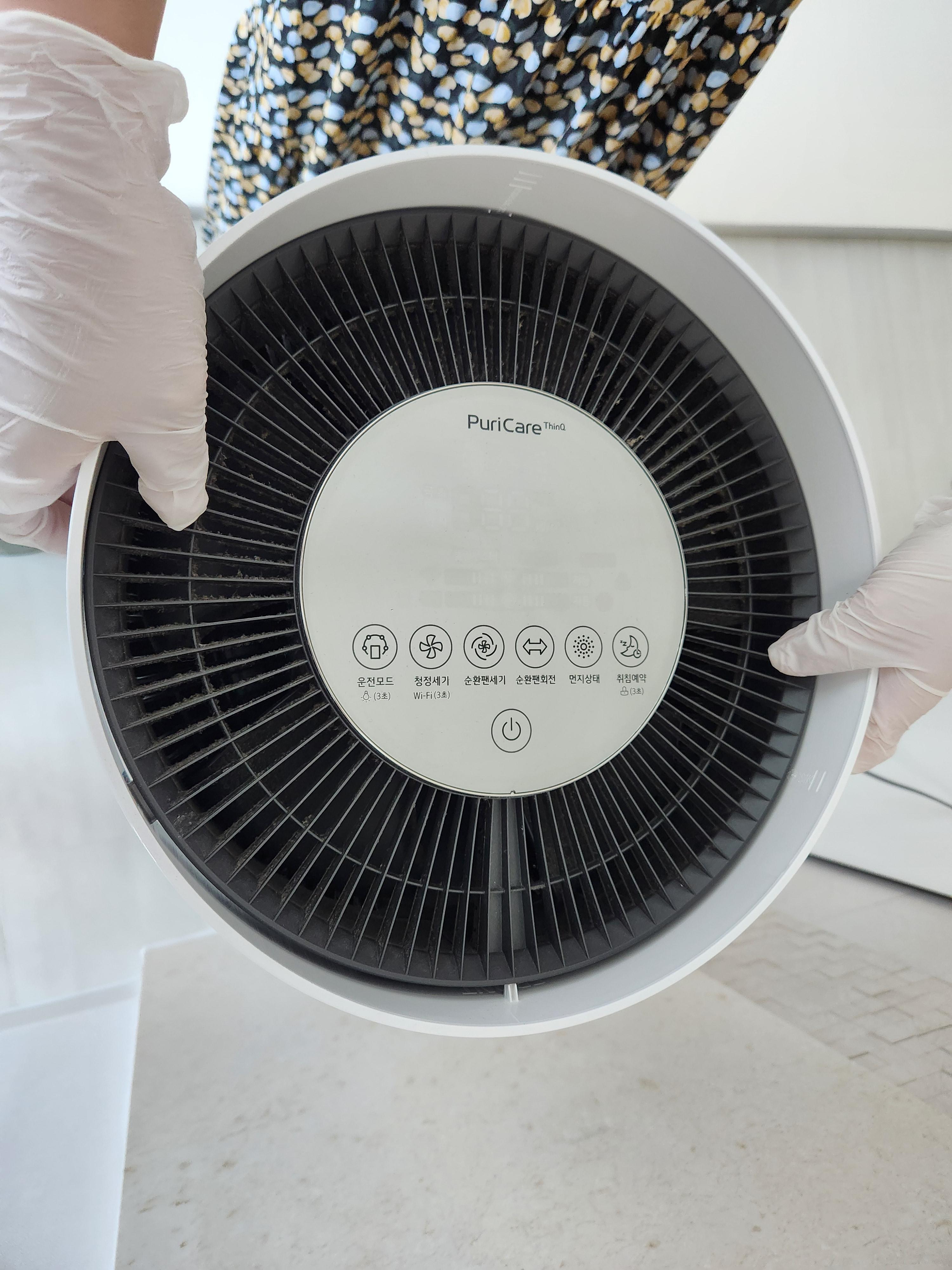 공기청정기 분해&amp;#44; 청소