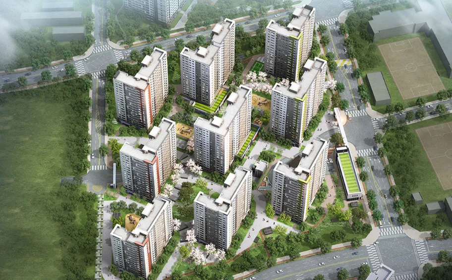 영통아이파크캐슬3단지 단지 배치도